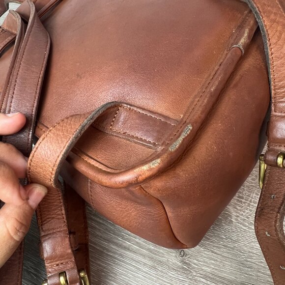 Coach 9960 Backpack Brown Leather Turnlock Vintage Daypack - Picture 5 of 11